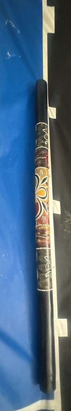 Meinl Synthetic Didgeridoo with Aboriginal-Style Painted Artwork